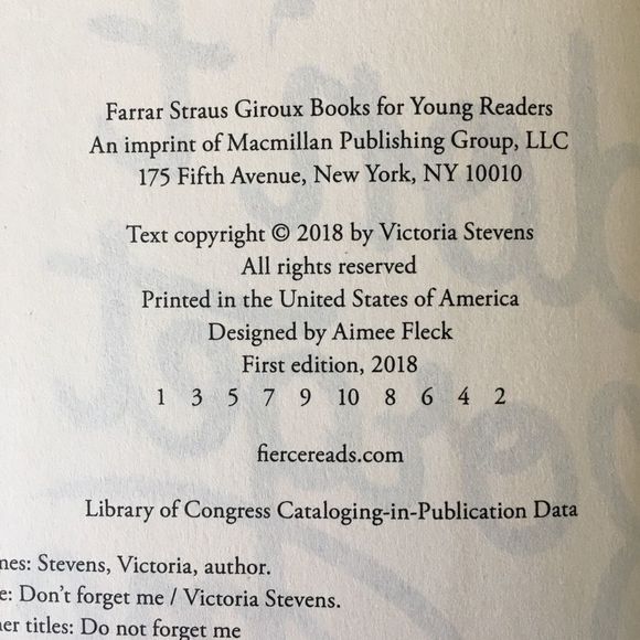 “Don’t Forget Me” Debut Novel by Victoria Stevens - Picture 8 of 13